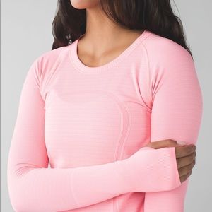 Light pink LULU long sleeve! negotiable price